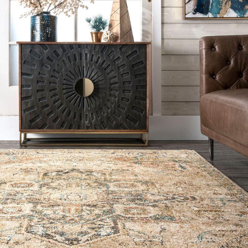 Nuloom Global Medallion Tabetha Indoor Area Rug