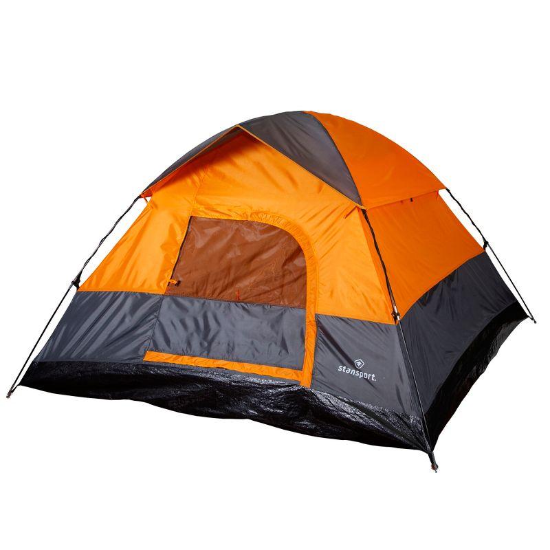 Stansport Orange and Gray 2-Person Dome Tent with Carry Bag