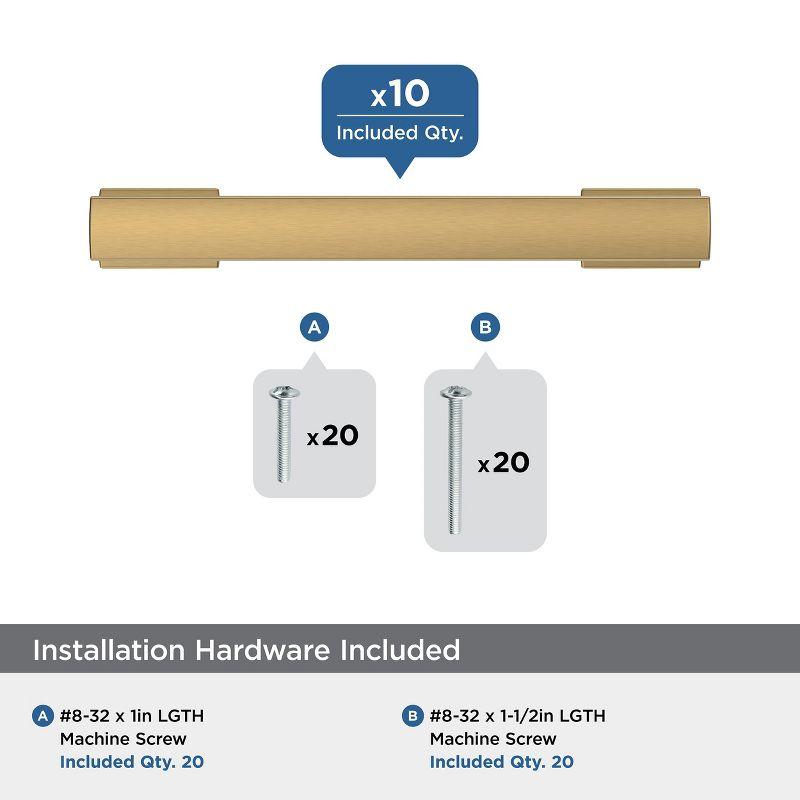 Bridgeport 3 3/4" Center Handle Pull Multipack