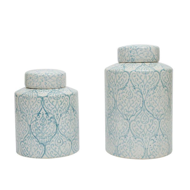 Ceramic Ginger Jar (10-1/8") - Storied Home