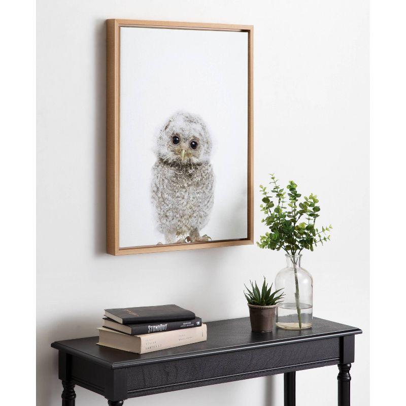 18" x 24" Sylvie Animal Studio Owl Framed Canvas by Amy Peterson Art Studio - Kate & Laurel All Things Decor