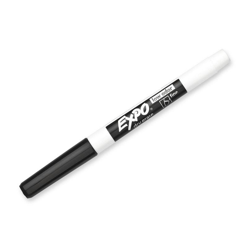 Expo 36ct Lo Odor Fine Point Markers Black: Thin Black Dry Erase, Art & Office, 6+ Years, 36 Pack
