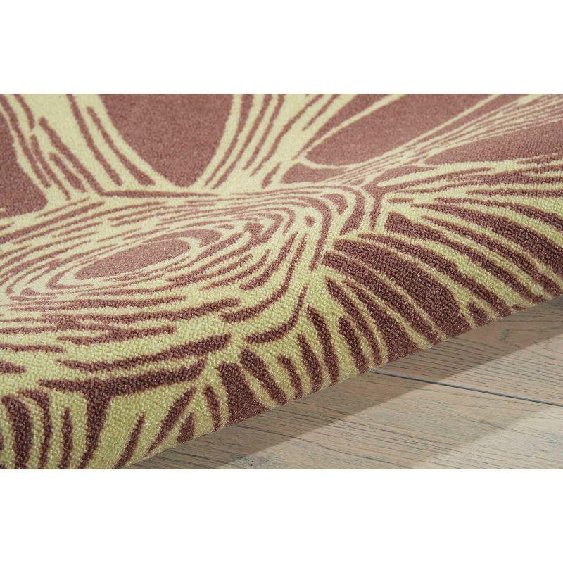 Nourison Home & Garden Green Indoor/Outdoor Area Rug RS022 5'3" x 7'5"