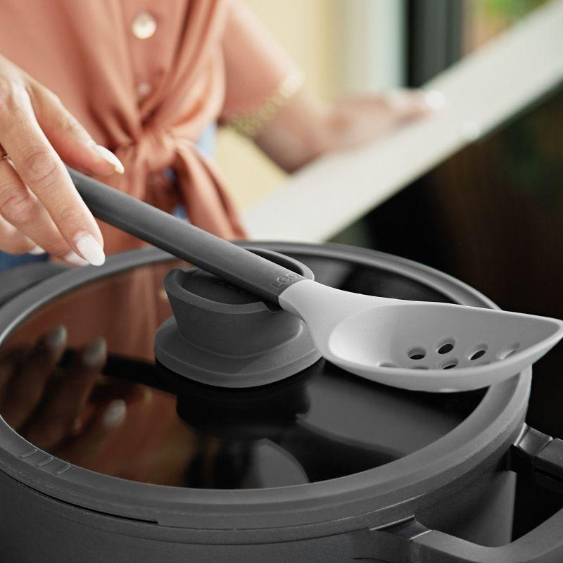 BergHOFF BergHOFF Leo Stone+ Nonstick Ceramic 11" Wok Pan with Lid 4.6qt, Recycled