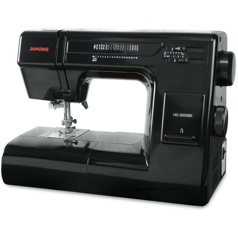 Janome HD3000BE Black Edition Heavy Duty Mechanical Sewing and Quilting Machine