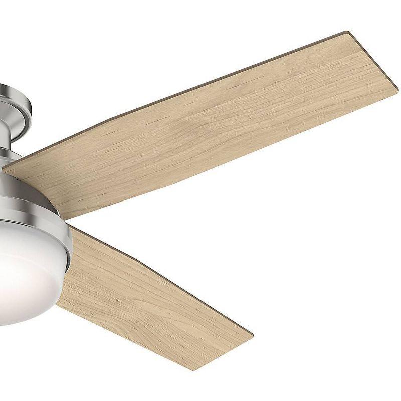 52" Dempsey Low Profile Ceiling Fan with Remote (Includes LED Light Bulb) - Hunter Fan