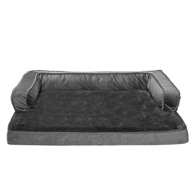 Plush & Velvet Comfy Couch Sofa-Style Pet Bed