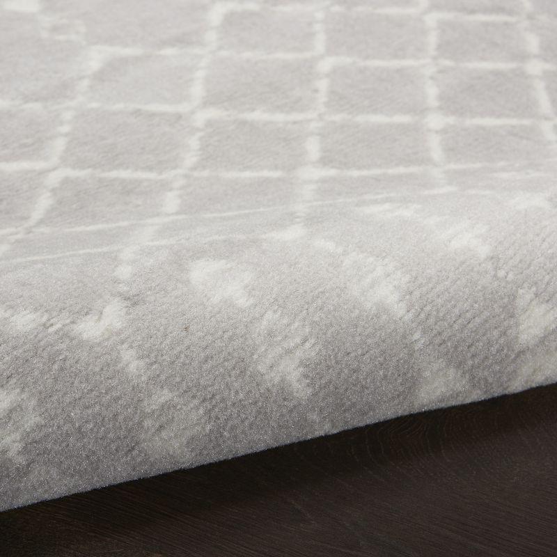 Nourison Whimsicle WHS02 Indoor only Area Rug - Grey 6' x 9'