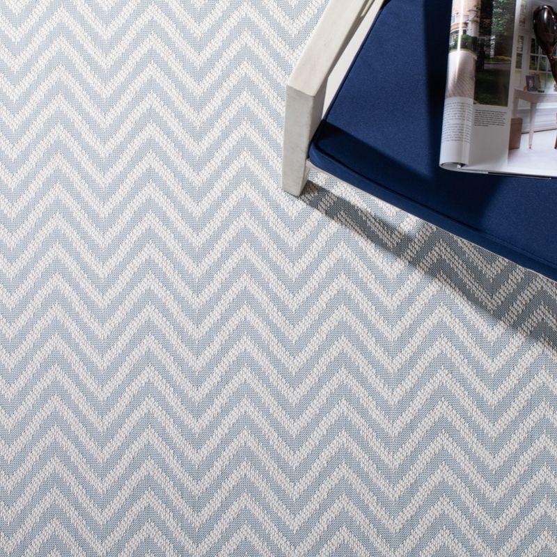 Flatweave Machine Washable Chevron Rug