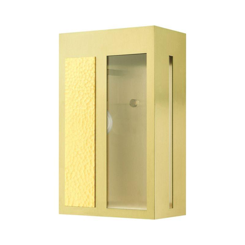 Livex Lighting Lafayette 1 - Light Wall Light in  Satin Brass