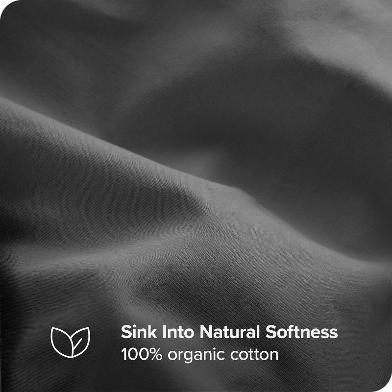 Organic Percale Duvet Cover Set