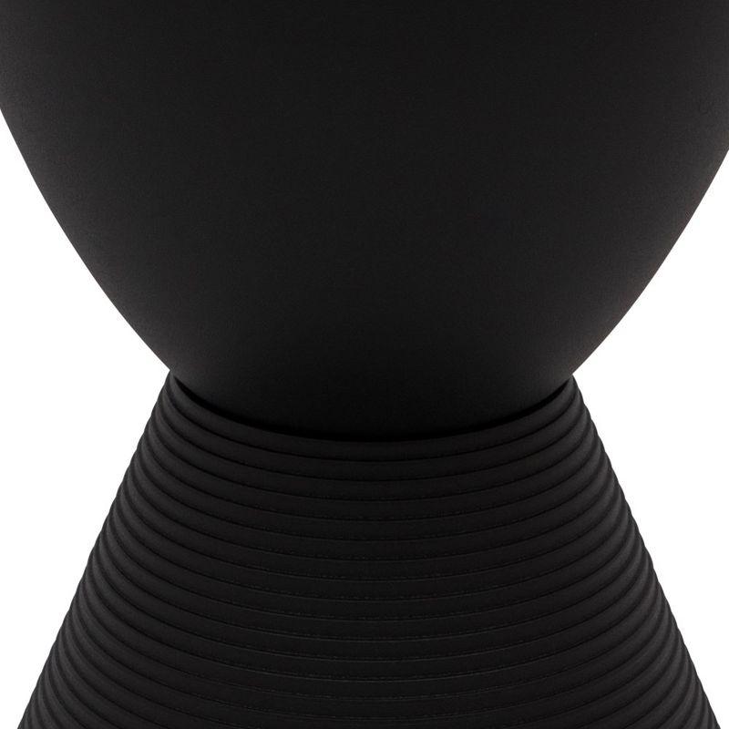 LeisureMod Boyd Modern Round Plastic Side Table