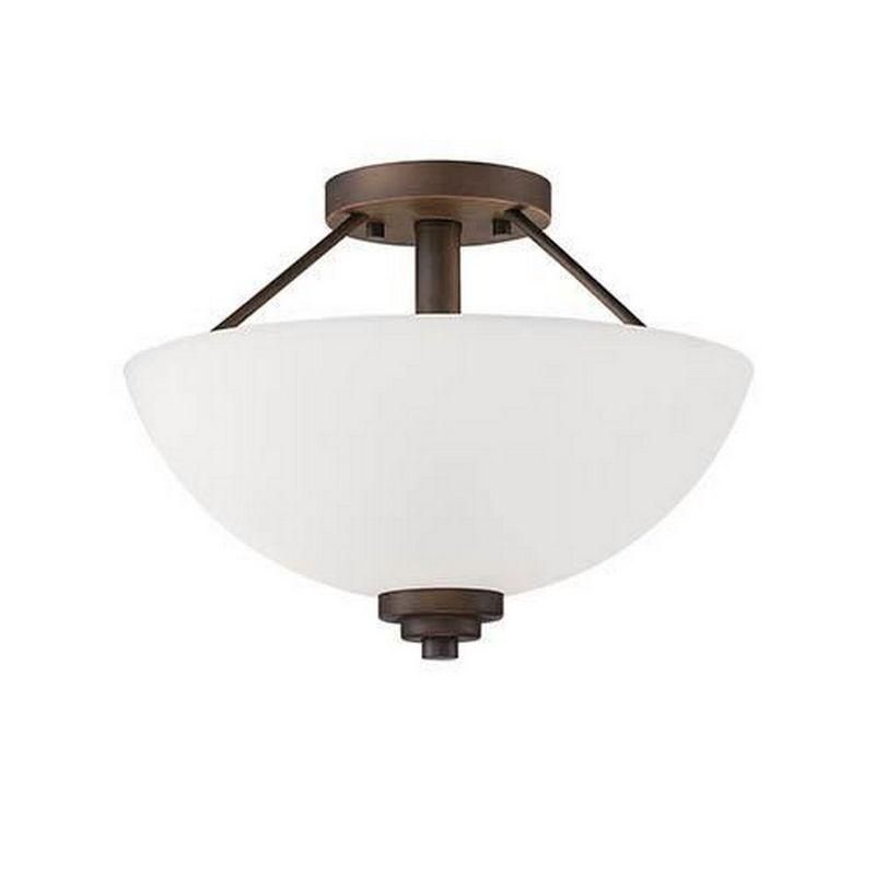 Millennium Lighting Durham 2 - Light Flush Mount in  Rubbed Bronze