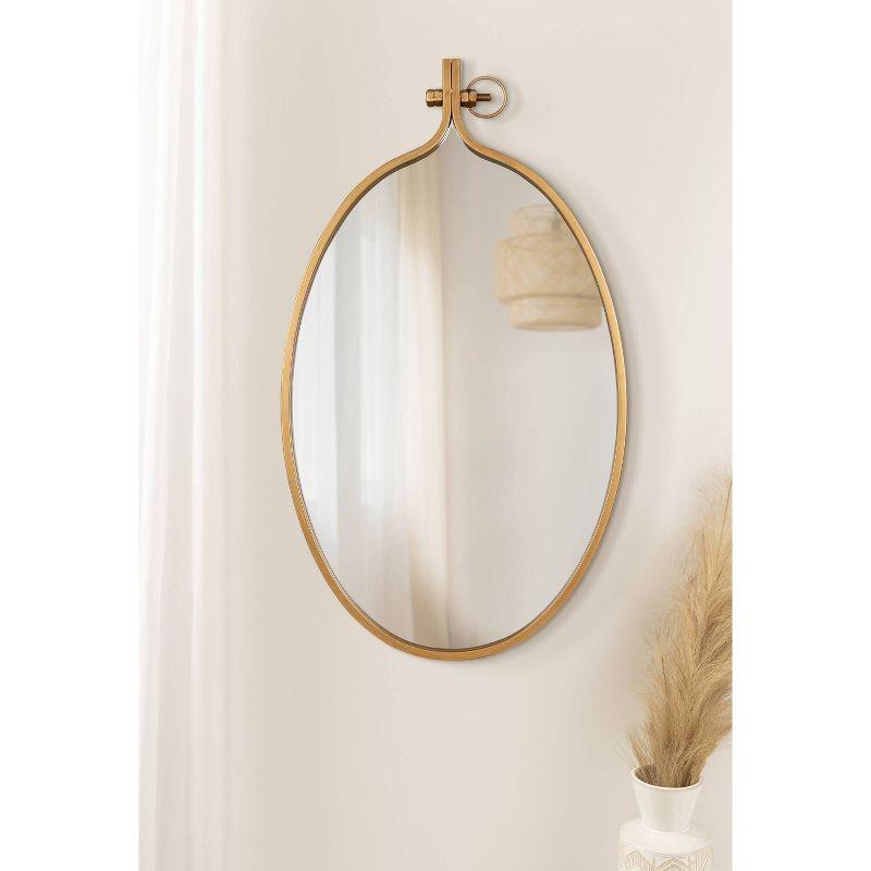 Yitro Metal Framed Wall Mirror - Kate & Laurel All Things Decor