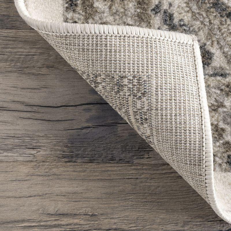 Nuloom 3x5 Becca  Tiled Indoor Area Rug, Beige, Faded Transitional Design, Stain Resistant, BedroomLiving Room, Kitchen,