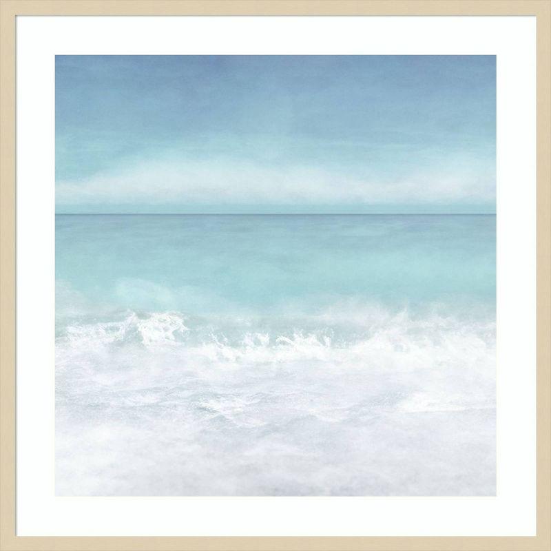 Amanti Art Tranquil Ocean Waves Beach II by Christine Zalewski Framed Wall Art Print