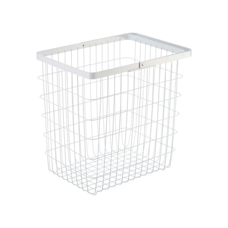 Yamazaki Home Yamazaki Home Laundry Basket, Storage Hamper, Large, Steel, Large, 8.75 gallons, 33 liters