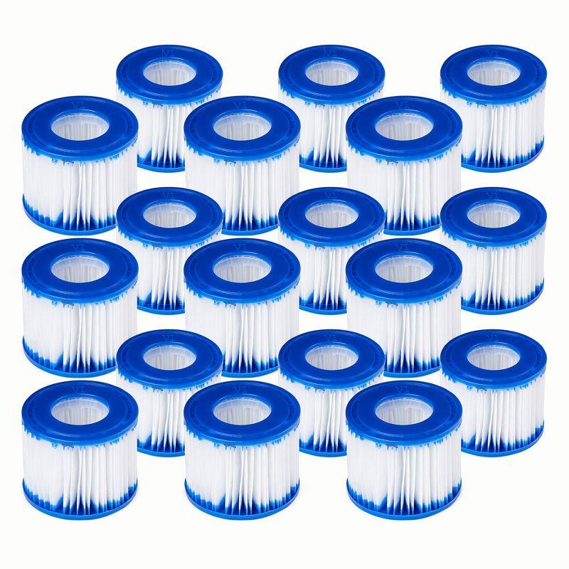 Coleman Blue and White Pool Filter Pump Cartridges (18 Pack)