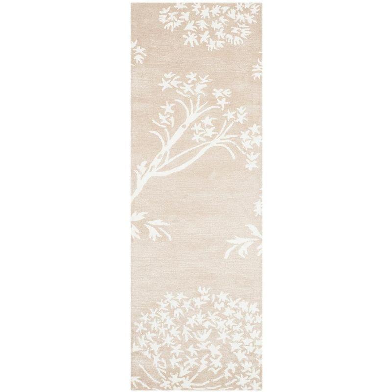 Bella BEL131 Hand Tufted Runner Rug - Sand/Ivory - 2'3"x7' - Safavieh.