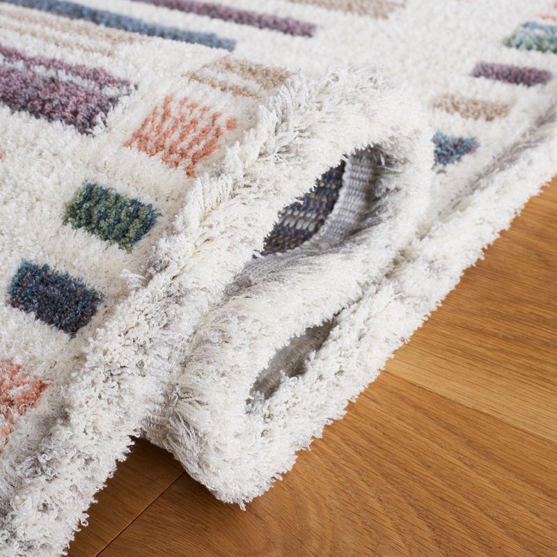 Marrakesh MRK614 Power Loomed Area Rug - Ivory/Multi - 6'7"x6'7" - Safavieh.