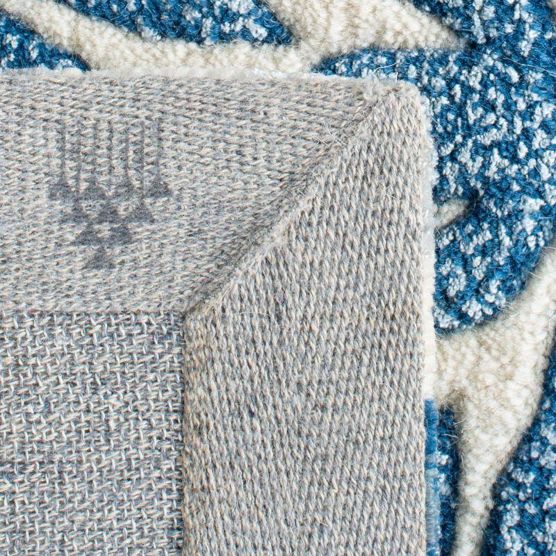 Capri CPR345 Hand Tufted Runner Rug - Ivory/Blue - 2'3"x9' - Safavieh.