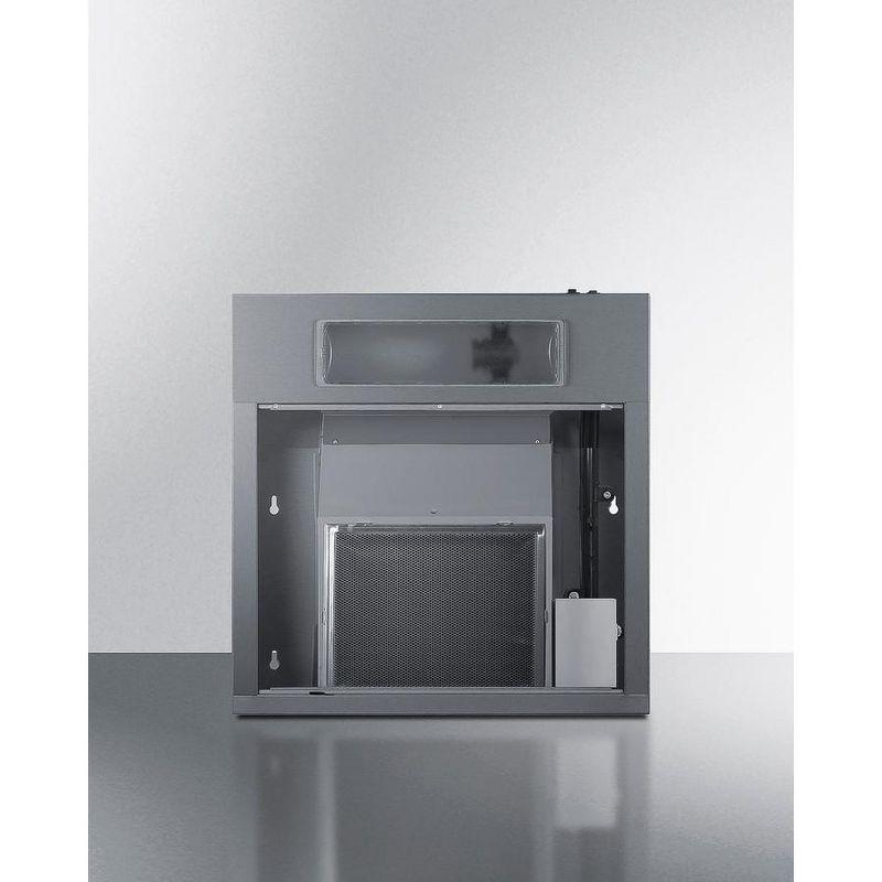 Summit Appliance Stainless Steel 200 CFM Convertible Under Cabinet Range Hood