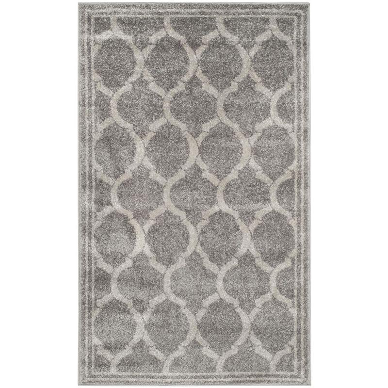 Amherst AMT415 Power Loomed Indoor Accent Rug - Grey/Light Grey - 3'x5' - Safavieh