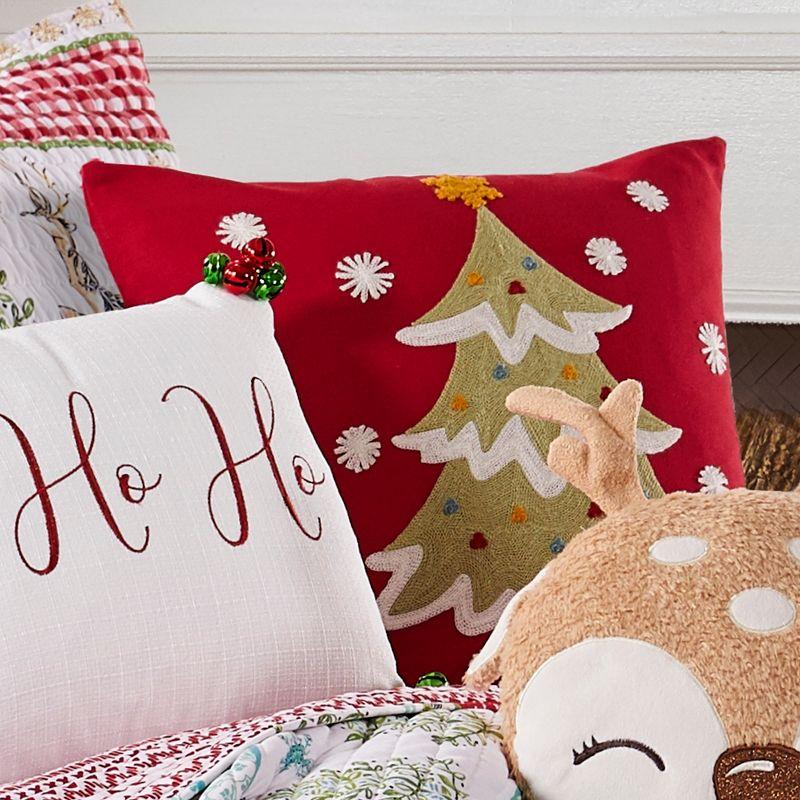 Comet & Cupid Holiday Decorative Pillow Red - Merry & Bright