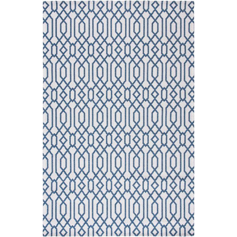 Augustine AGT421 Power Loomed Area Rug - Navy/Light Grey - 8'x10' - Safavieh.