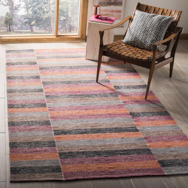 Striped Kilim STK411 Hand Woven Area Rug  - Safavieh