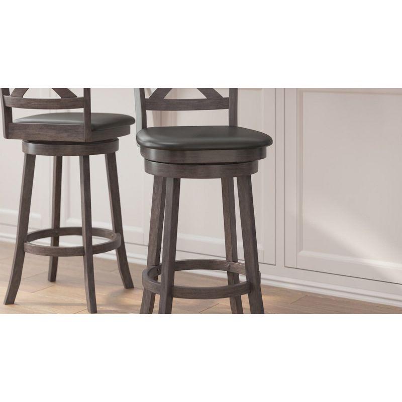 Francis Classic Crossback Wooden Swivel Dining Stool