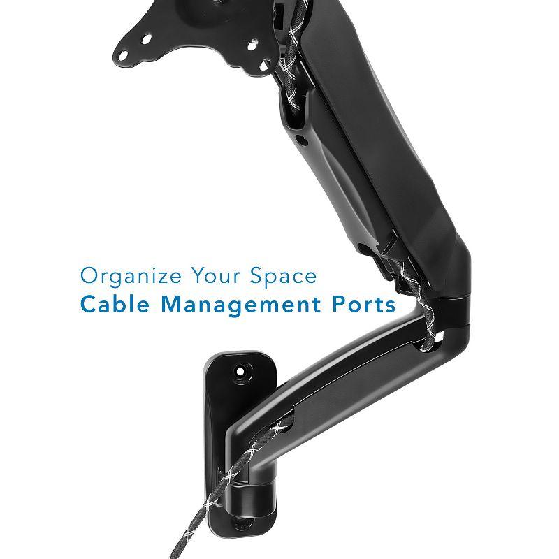 Mount-it Mount-It Wall Mount Monitor Arm, Full Motion Gas Spring Arm Fits 13 - 32 in Screens For Camper RV