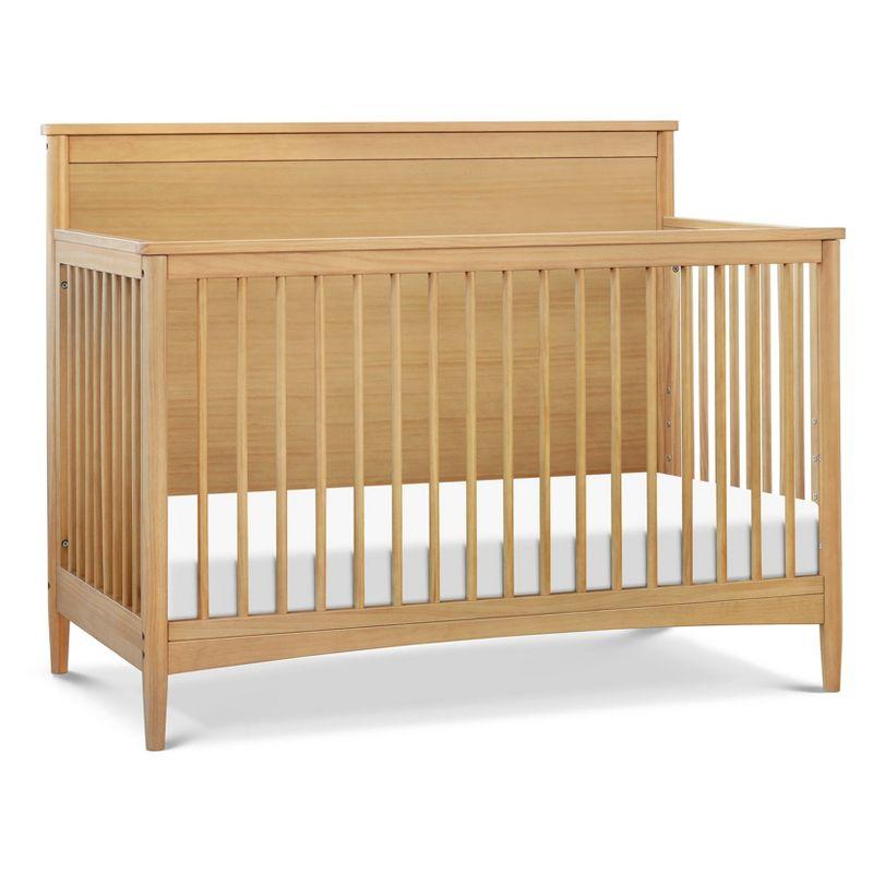 Honey Pine Modern 4-in-1 Convertible Crib