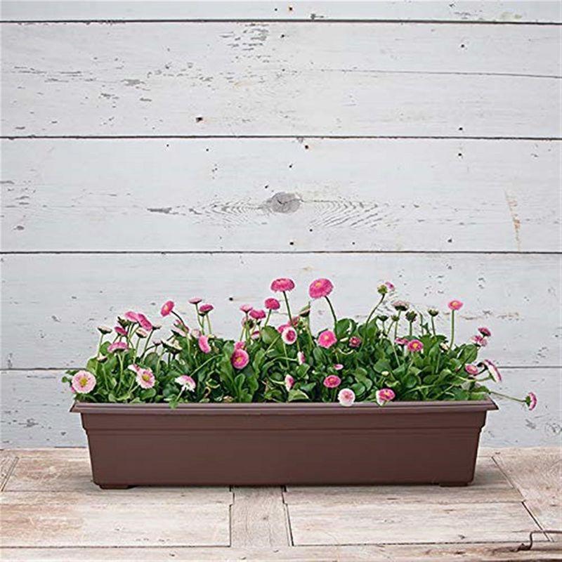 Novelty Countryside Flower Box Planter, Brown 30"