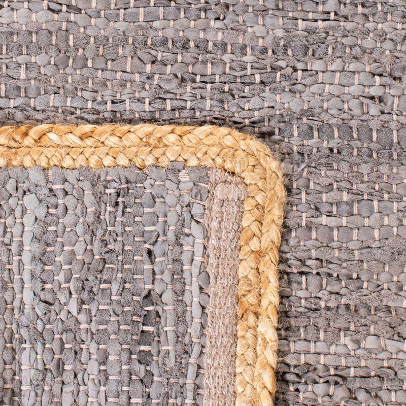 Cape Cod CAP901 Woven Indoor Area Rug - Light Grey/Natural - 4'x6' - Safavieh