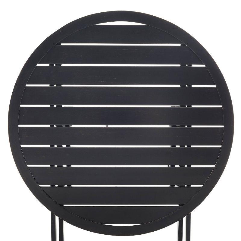3pc Kaplan Outdoor Steel Chat Set Oatmeal/Bronze - Crosley