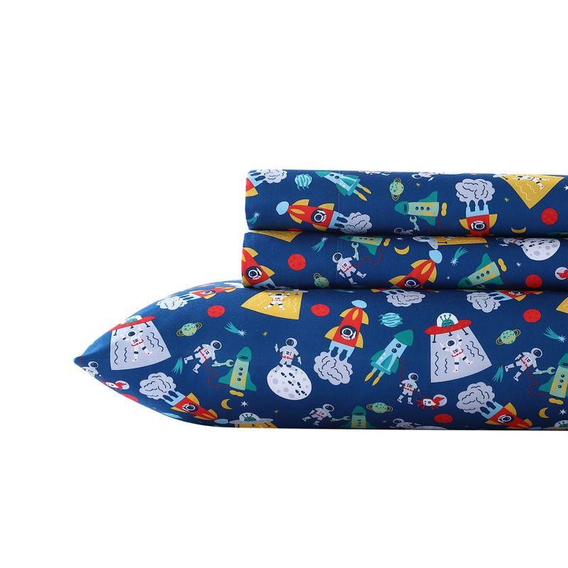 Space Kids Microfiber Sheet Set