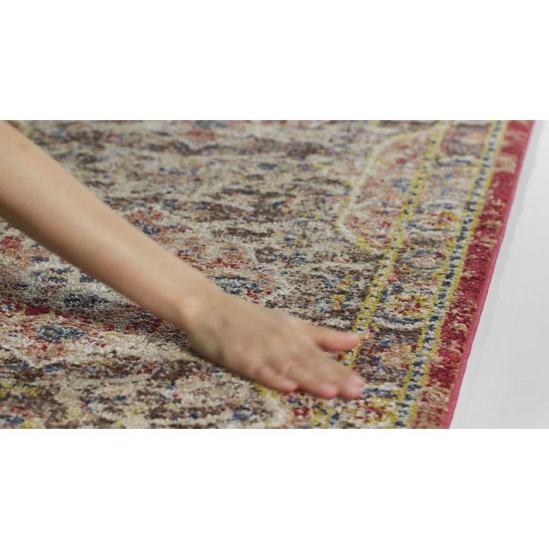 Bijar BIJ648 Power Loomed Area Rug Brown / Rust 4' X 6' - Safavieh.