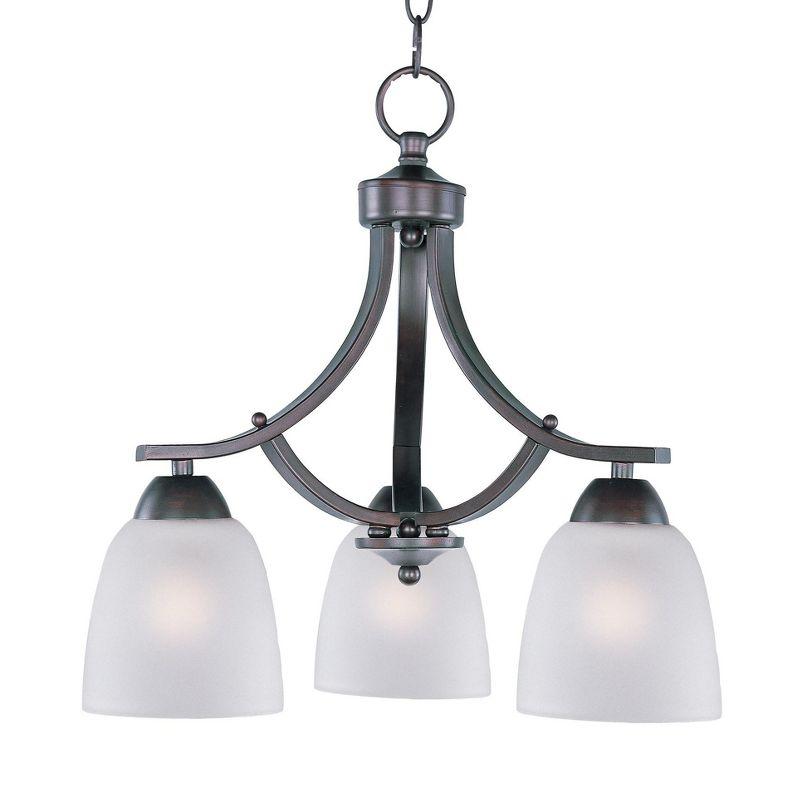 Maxim Lighting Axis 3 - Light Chandelier in  Oil Rubbed Bronze