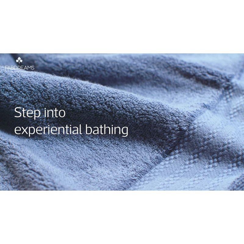 Fabdreams 6 Piece 100% Organic Cotton Towel Set
