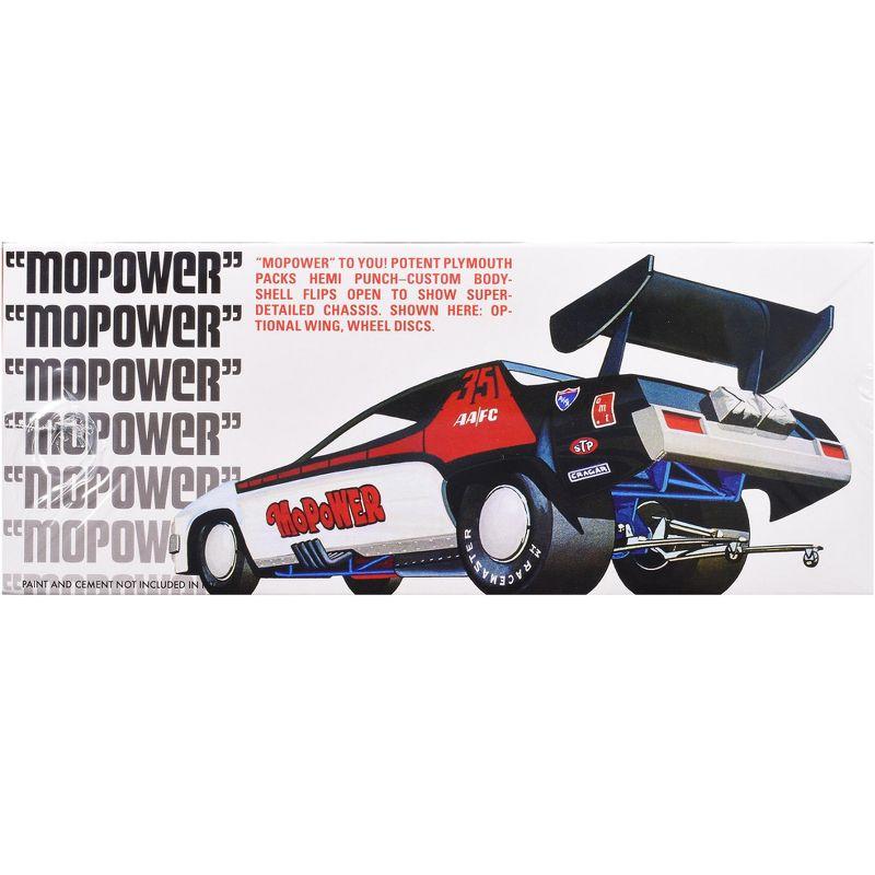 Skill 2 Model Kit Plymouth Funny Car "Mopower" 1/25 Scale Model by AMT