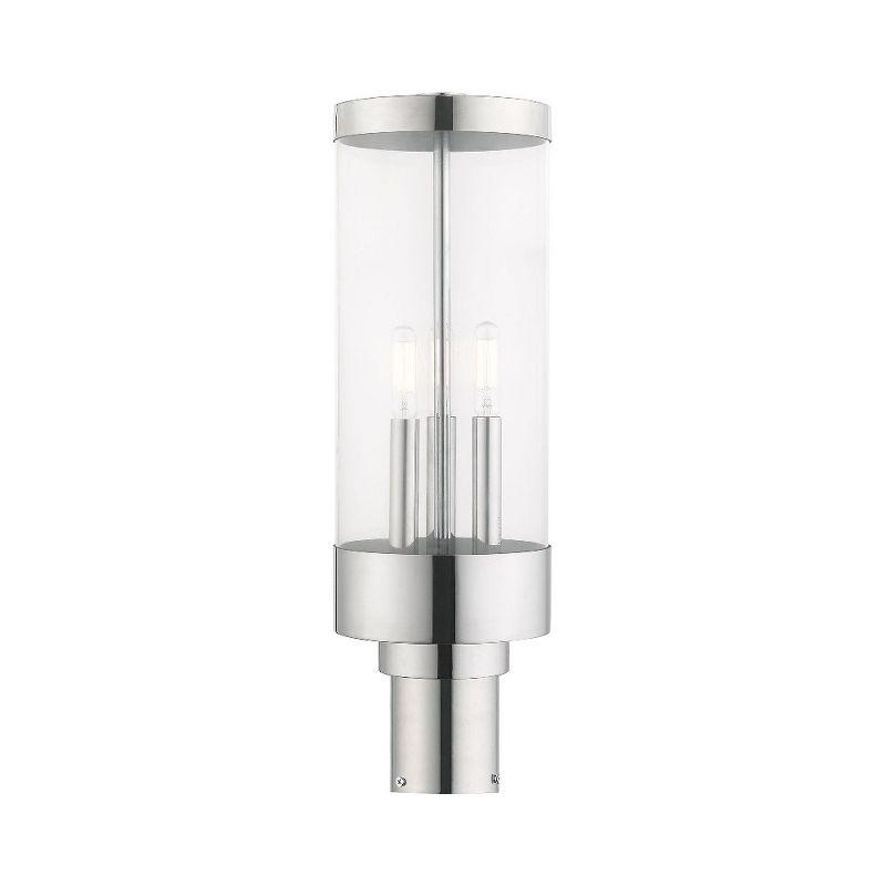 Livex Lighting Hillcrest 3 - Light Post Light in  Polished Chrome