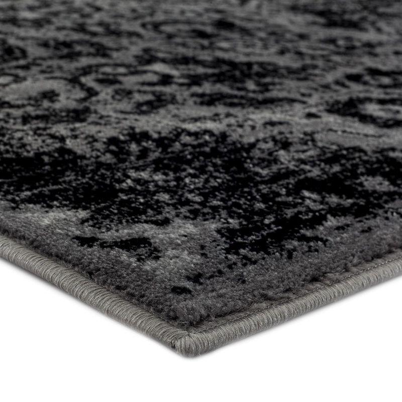 Luxe Weavers Distressed Floral Area Rug, Gray 8x10