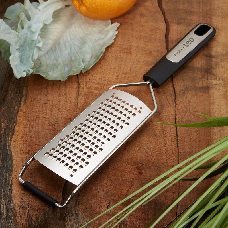 Graphite Stainless Steel Hand Grater with Recycled Handle, 12.5"