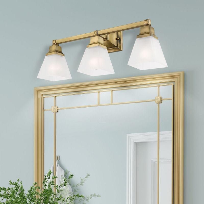 Livex Lighting Mission 3 - Light Vanity in  Antique Brass