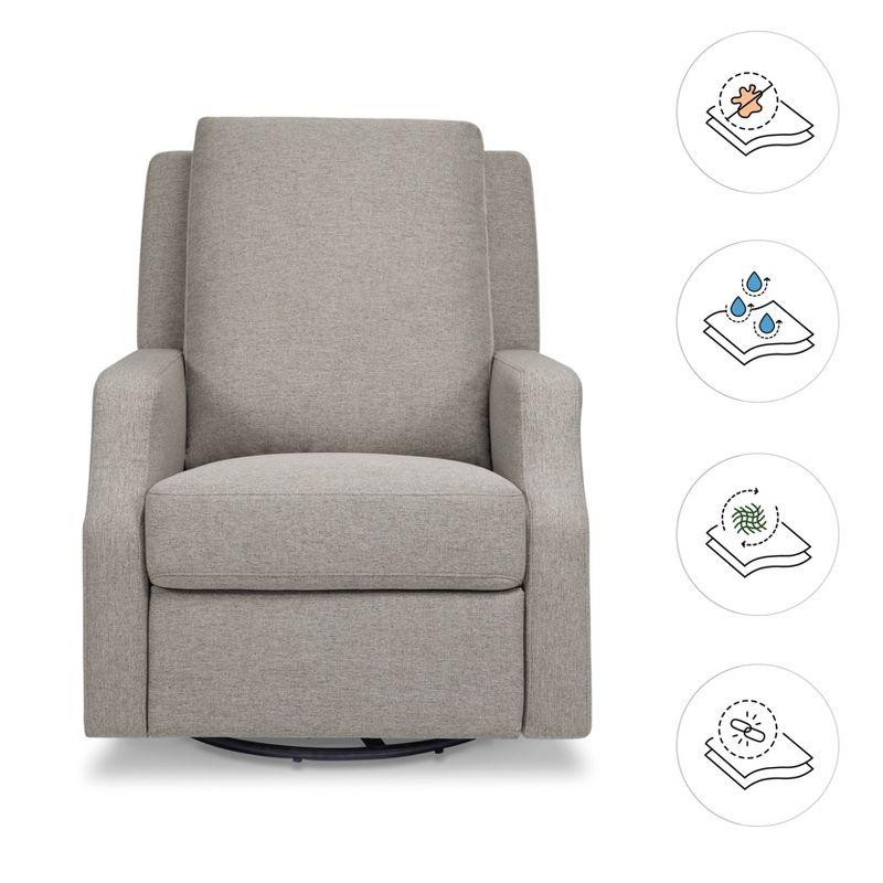 Crewe Upholstered Swivel Reclining Glider