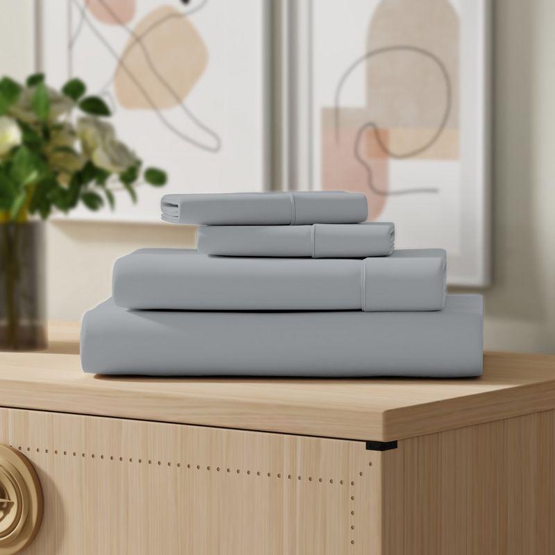 Brushed Cotton Blend Lightweight Sheet Set