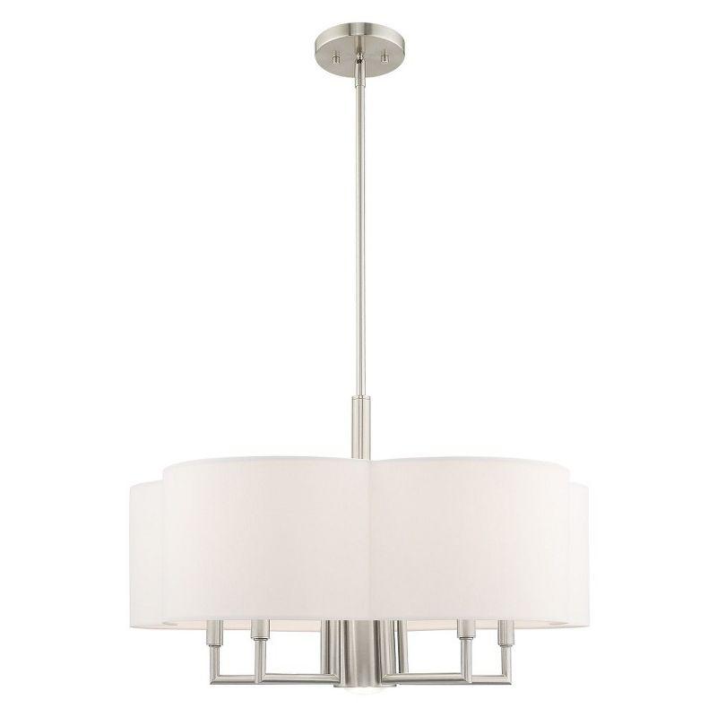 Livex Lighting Chelsea 5 - Light Chandelier in  Brushed Nickel