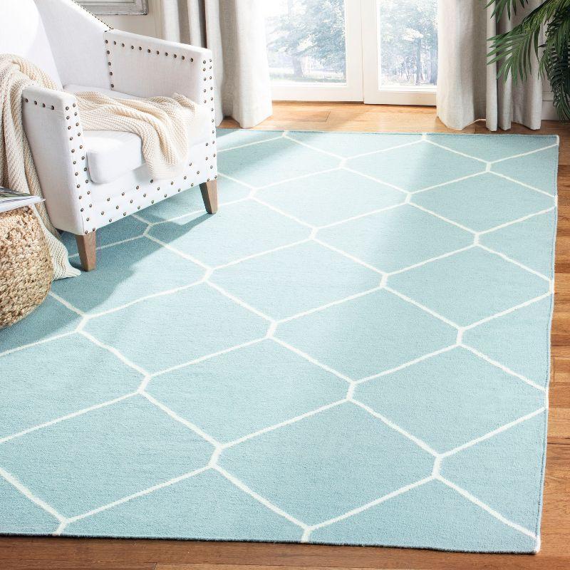 Dhurries DHU635 Hand Woven Area Rug  - Safavieh