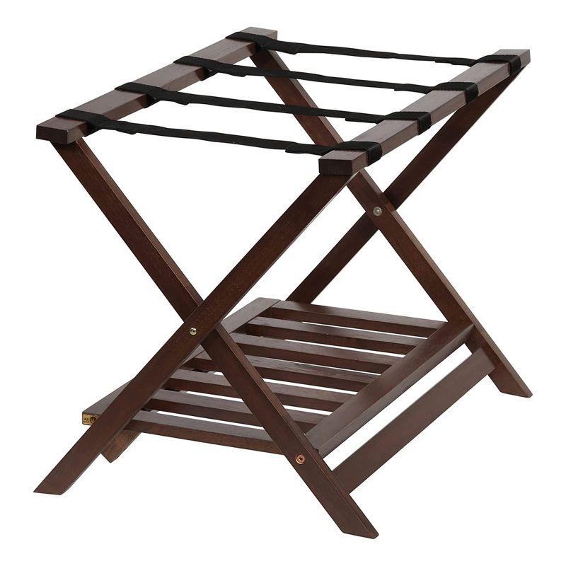 Folding Wood Luggage Rack